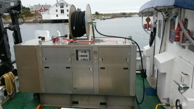 Akvagroup Spyleutstyr for not: Spyleaggregat, Rigg og Hydr. trommel
